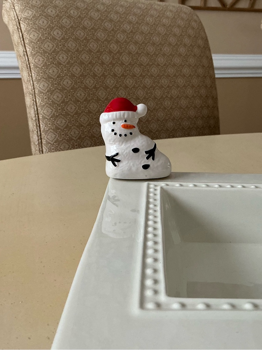 Melting Snowman Platter Decoration ⛄️